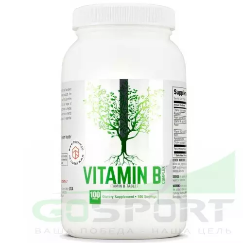 UNIVERSAL NUTRITION Vitamin B Complex 100 таблеток