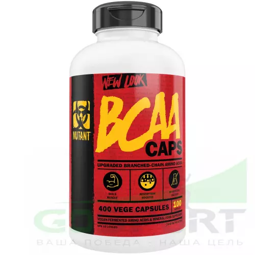 БСАА Mutant BCAA Capsules 2:1:1 400 капсул