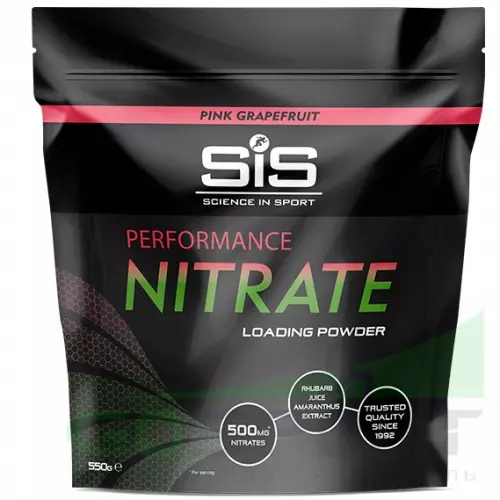 Углеводная загрузка SCIENCE IN SPORT (SiS) Performance Nitrate Powder 550 г, Розовый грейпфрут