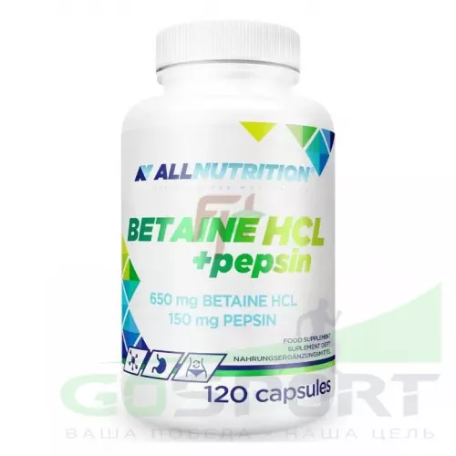  All Nutrition Betaine HCL + Pepsin 120 таблеток