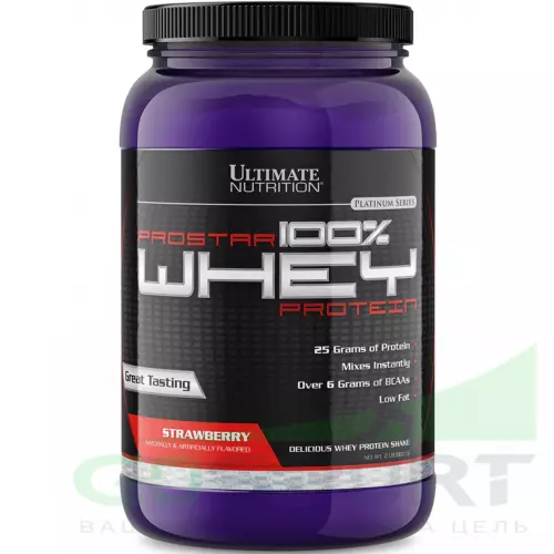  Ultimate Nutrition Prostar Whey 907 г, Клубника