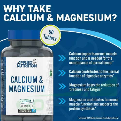  Applied Nutrition Calcium and Magnesium 60 капсул