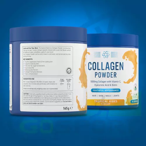  Applied Nutrition Collagen Powder 5000 mg 165 г, Тропик