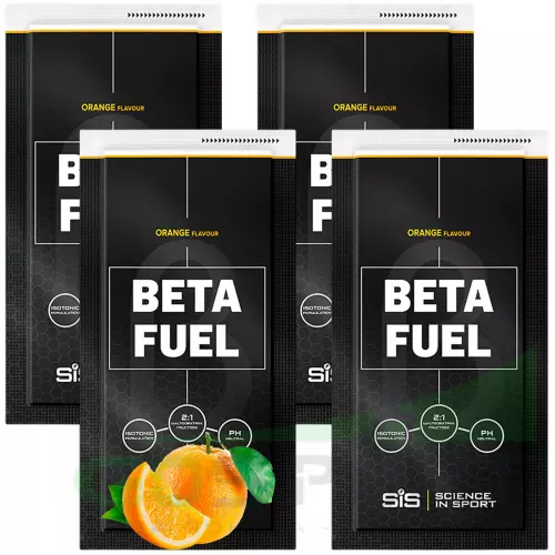 Углеводная загрузка SCIENCE IN SPORT (SiS) Beta Fuel 4 x 84 г, Апельсин