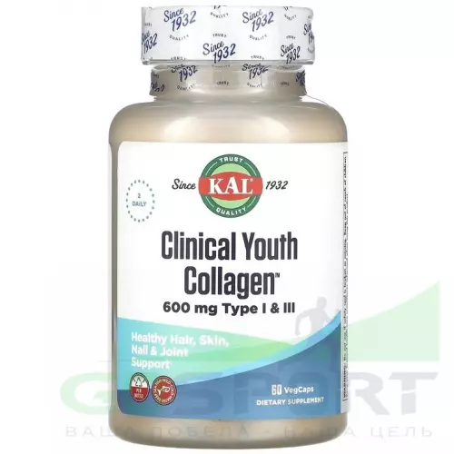  KAL Clinical Youth Collagen I&III 600 mg 60 капсул