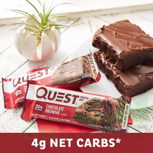 Протеиновый батончик Quest Nutrition Quest Bar 60 г, Шоколадный Брауни