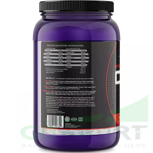 Казеиновый протеин Ultimate Nutrition PROSTAR 100% CASEIN 907, Клубника