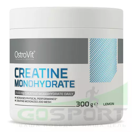  OstroVit Creatine Monohydrate 300 г, Лимон