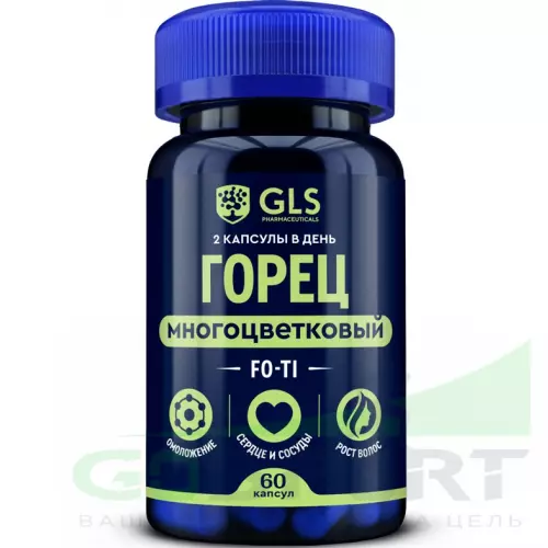  GLS pharmaceuticals Горец многоцветковый (экстракт корней) 60 капсул