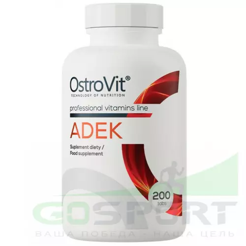 Витаминный комплекс OstroVit ADEK 200 таблеток