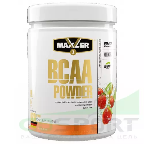  MAXLER BCAA Powder 2:1:1 Sugar Free EU 420 г, Клубника - Киви