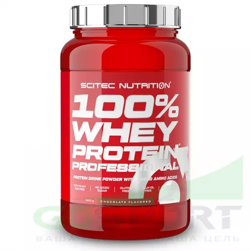 Scitec Nutrition 100% Whey Protein Professional 920 г, Банан