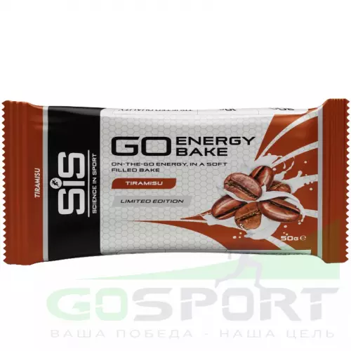 Энергетический батончик SCIENCE IN SPORT (SiS) GO Energy Bake 12 х 50 г, Тирамису