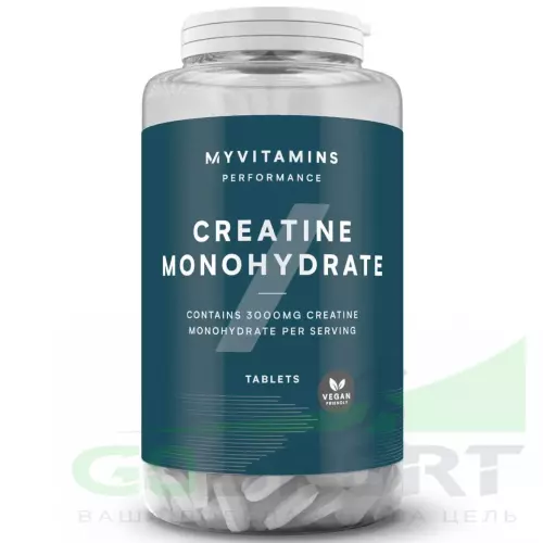  Myprotein Creatine Monohydrate 250 вегетарианских таблеток, Нейтральный