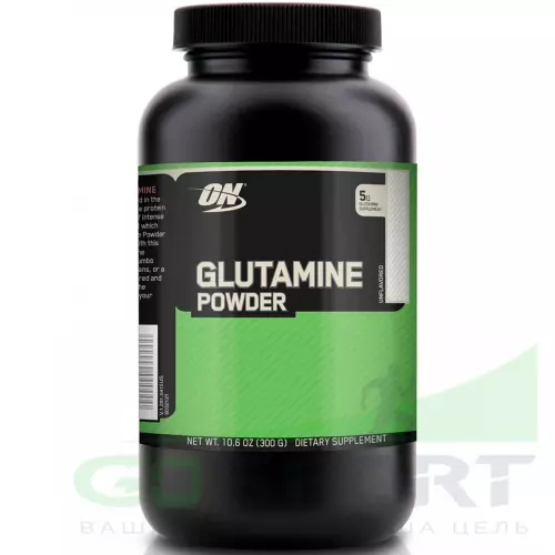 L-Глютамин OPTIMUM NUTRITION Glutamine Powder 300 г, Натуральный