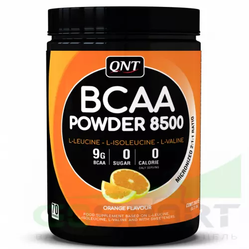  QNT BCAA 8500 Powder 2:1:1 350 г, Апельсин