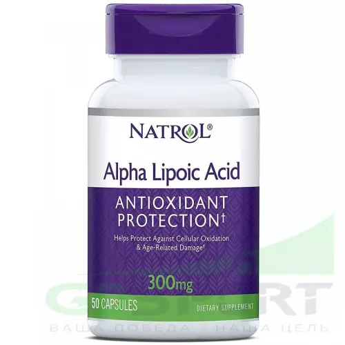  Natrol Alpha-Lipoic Acid 300mg 50 капсул