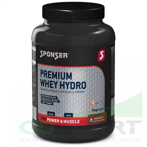 Изолят протеина SPONSER PREMIUM WHEY HYDRO 850 г, Шоколад
