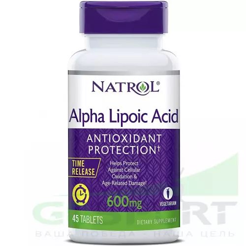  Natrol Alpha Lipoic Acid 600mg 45 таблеток