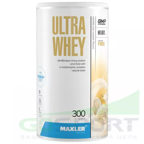  MAXLER Ultra Whey 300 г, Ванильное мороженное