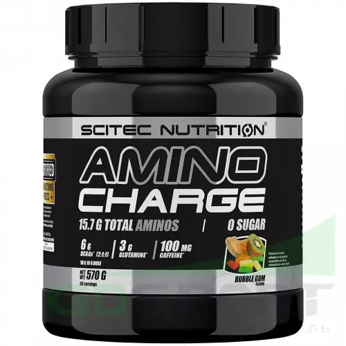 Аминокислоты Scitec Nutrition Amino Charge 570 г, Бабл гам