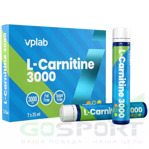  VP Laboratory L-CARNITINE 3000 7x25 мл, Цитрус