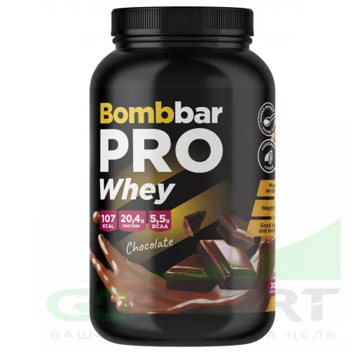  Bombbar Whey Protein Pro 900 г, Шоколад