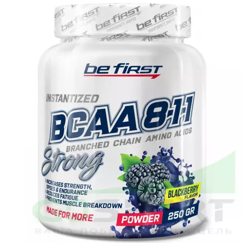  Be First BCAA 8:1:1 Instantized powder 250 г, Ежевика