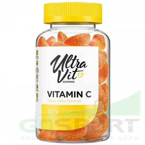  UltraVit UltraVit Gummies Vitamin C 375mg 60 жевательных таблеток