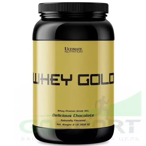  Ultimate Nutrition Whey Gold 908 г, Шоколад