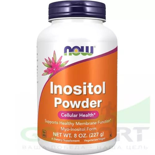  NOW FOODS Inositol Pure Power Витамин B8 227 г, Натуральный