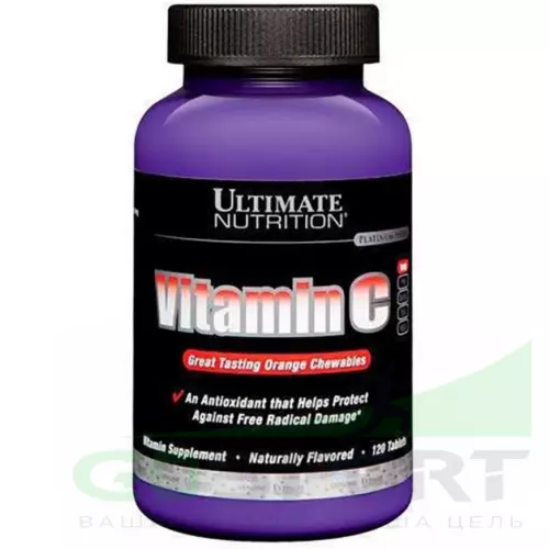  Ultimate Nutrition Vitamin C 120 таблеток