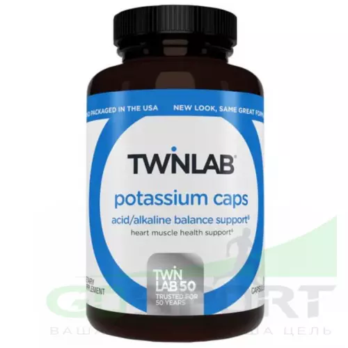  Twinlab Potassium Caps 99 mg 90 капсул
