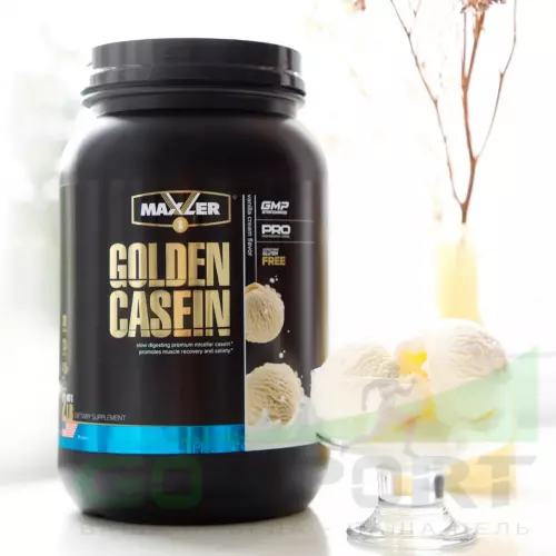 Казеиновый протеин MAXLER Golden Casein 907 г, Ванильный крем