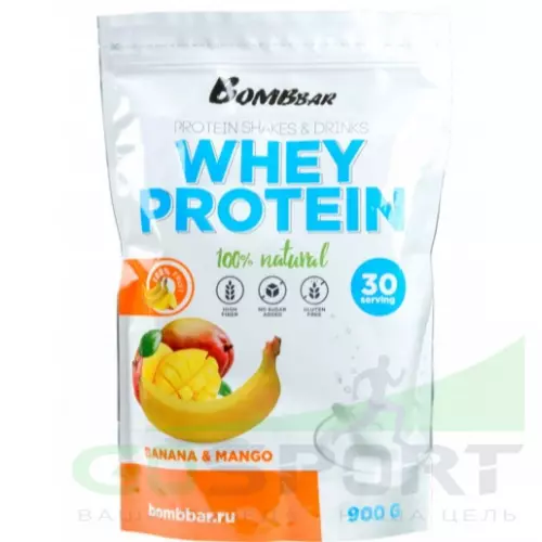  Bombbar Whey Protein 900 г, Банан-манго