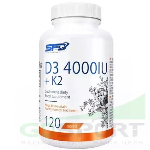  SFD D3 4000IU+K2 120 таблеток