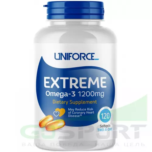 Omega 3 Uniforce Extreme Omega-3 1200 mg 120 капсул