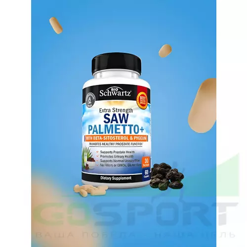  BioSchwartz Saw Palmetto+ 60 капсул