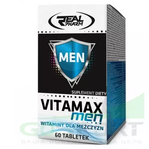 Витаминный комплекс Real Pharm Vitamax MEN 60 таблеток