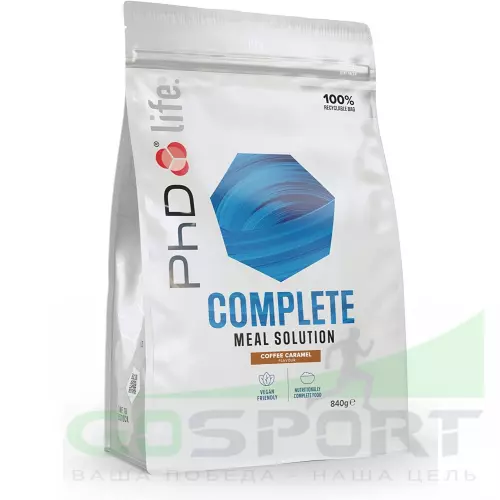 PhD Nutrition PHD POWDER LIFE, протеиновая смесь 840, Кофе - карамель