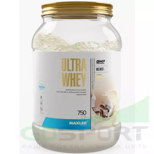  MAXLER Ultra Whey 750 г, Шоколад с кокосовой стружкой