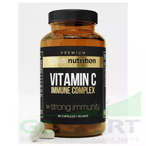  aTech Nutrition Vitamin C Premium 90 капсул, Нейтральный