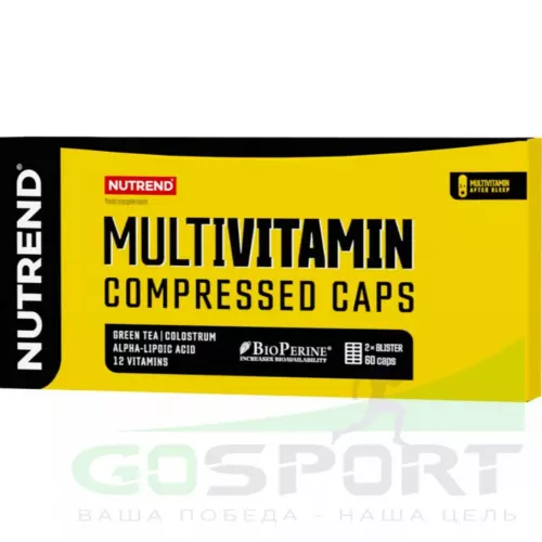 Витаминный комплекс NUTREND MULTIVITAMIN COMPRESSED CAPS 60 капсул