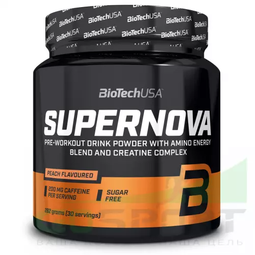 Предтреник BiotechUSA SuperNova 282 г, Персик