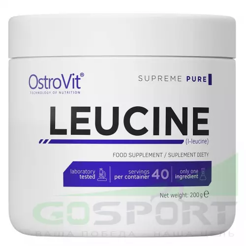 Незаменимые аминокислоты OstroVit Leucine 200 г