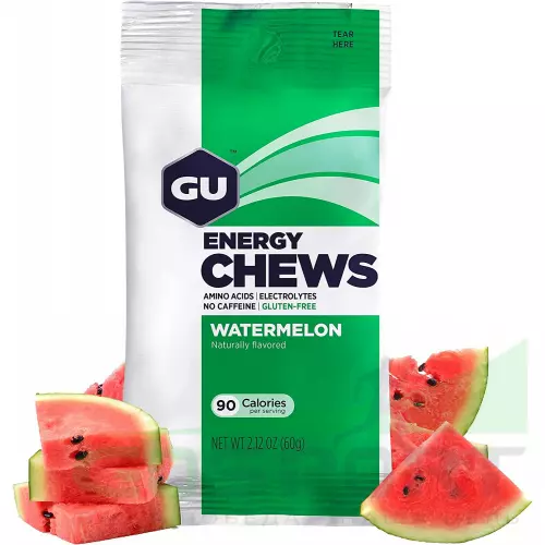  GU ENERGY Мармеладки GU Energy Chews 1 х 8 конфет, Арбуз