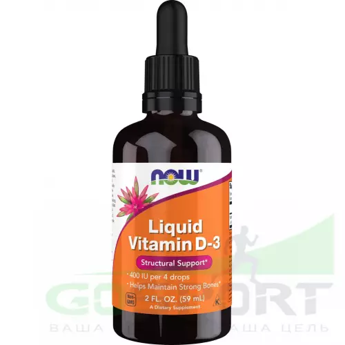  NOW FOODS Liquid Vitamin D-3 59 мл