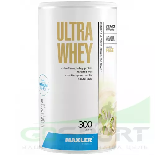  MAXLER Ultra Whey 300 г, Фисташка-белый шоколад