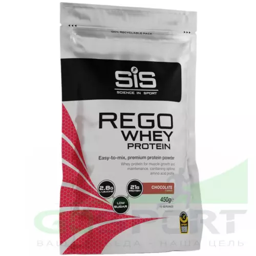  SCIENCE IN SPORT (SiS) REGO Whey Protein 450 г, Шоколад