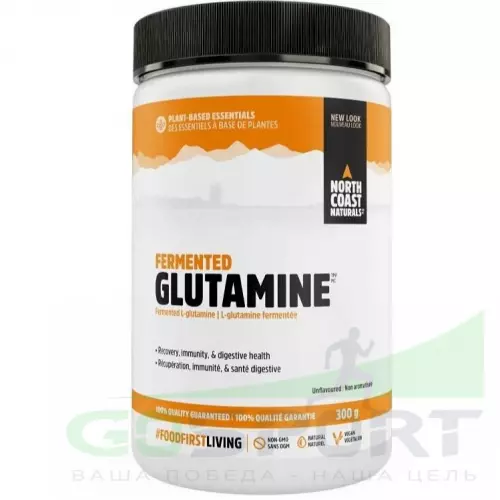 L-Глютамин North Coast Naturals FERMENTED GLUTAMINE ферментед глутамин 300 г